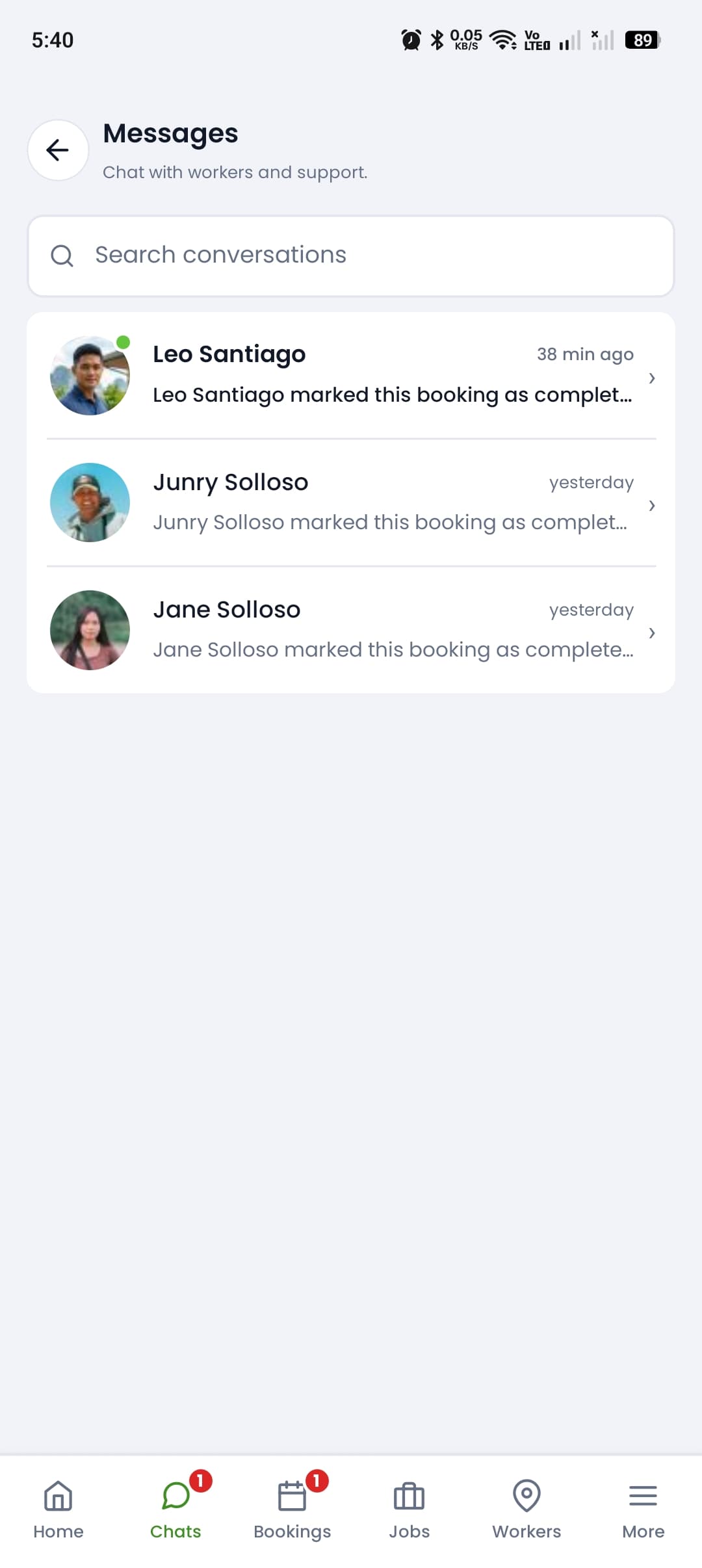 Chat before you commit